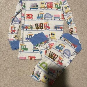 Little Sleepies Education Express Train Print Pajamas